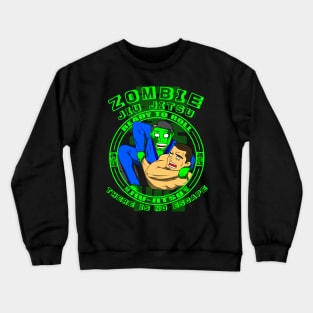 Mens Zombie Jiu Jitsu T-Shirt Crewneck Sweatshirt